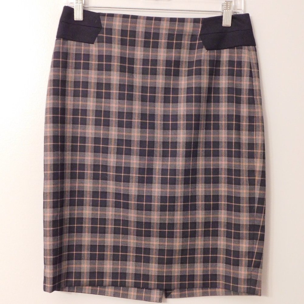 THE LIMITED | Plaid Pencil Skirt